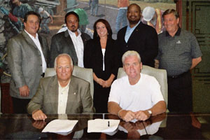 On Tuesday, August 22, 2006, the Mason Contractors Association of America and Labors International Union of North America signed a newly revised International Agreement.