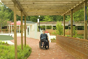 To a child in a wheelchair, a playground has to be more than some swings and a slide.