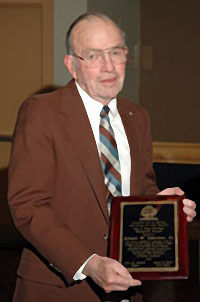 Albert W. Isberner received the J. Ivan Davison Memorial Award for his lifelong work for the industry.