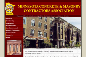 The Minnesota Concrete & Mason Contractors Association has launched their new website thanks to the MCAA!