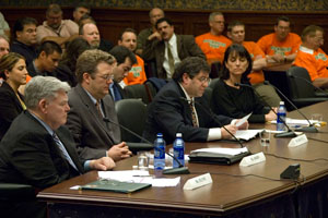 Cliff Horn, second from left, testified on behalf of MCAA in front of a House Education and Labor subcommittee.