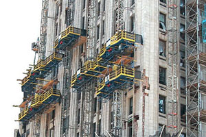 Dunlop's climbers have been used on hundreds of projects worldwide, including the high-profile work on the Empire State Building in New York.
