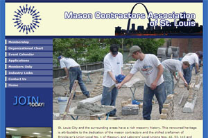 The Mason Contractors Association of St. Louis has launched their new website thanks to the MCAA!