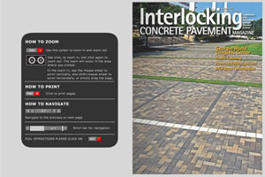 Interlocking Concrete Pavement Magazine is now online.