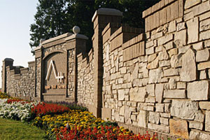 Apple Hill Farms development in Appleton, Wis., has Natural Stone Veneers International's Chandler-Farmington thin stone veneer from the Blends collection.