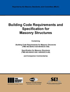 2008 Building Code Requirements and Specification for Masonry Structures.