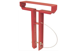 The T-Brace is made to increase span and rigidity of walk-boards and scaffolding planks on project sites.