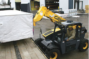 Mason contractors should choose a telehandler that fits their everyday work needs.