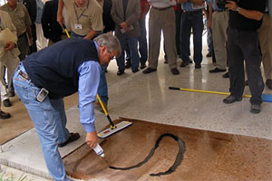 IMI invited a select group of product representatives that included terra cotta, ceramic and stone façade systems, flowable terrazzo, concrete flooring, insulated concrete forms, autoclaved aerated concrete coatings, and grout products.
