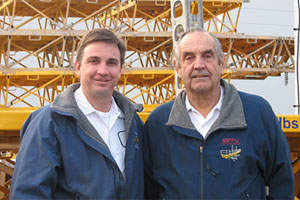 Keith Castle, Vice President (left), and Jerry Castle, President (right) of Jerry Castle and Son Hi Lift, Inc. and Bennu Parts.