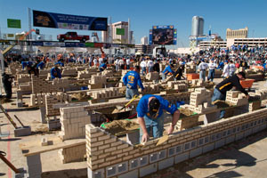 The SPEC MIX BRICKLAYER 500® will be held Wednesday, February 4, 2009.