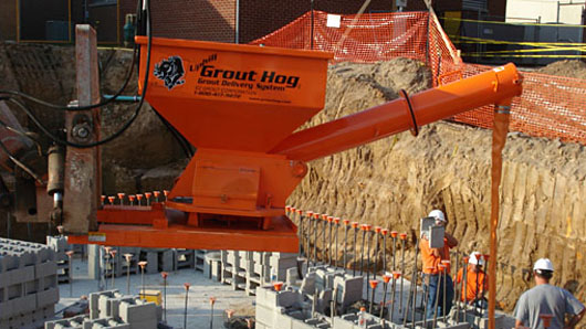Uphill Grout Hog by EZ Grout Corp. Photo courtesy of EZ Grout Corp.