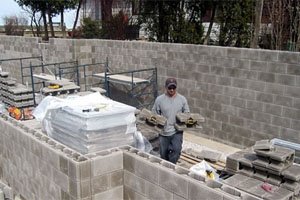 New block systems are available for any application. Photo courtesy of Azar Mortarless Block, Inc.