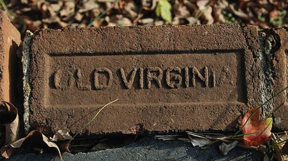 The “Old Virginia Gang” used Old Virginia bricks to burst through the windows of the storefronts at the locations they robbed.
