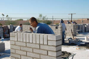 20 competitors participated in the annual Arizona Masonry Contractors Association Masonry Skills Challenge on Saturday, November 21, 2009.