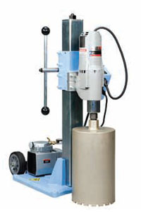 Drills from Diamond Vantage, Inc. have a stable platform for drilling.