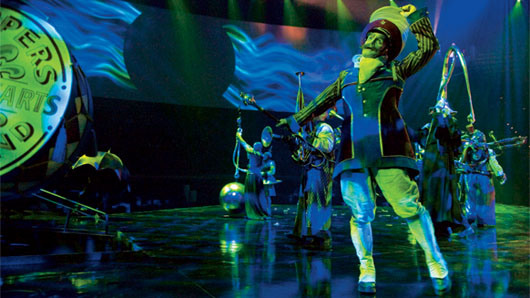 Photo courtesy of Apple Corps Limited™, Cirque du Soleil® and The Cirque Apple Creation Partnership™.
