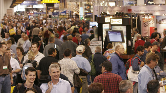 55,108 registered professionals attended World of Concrete 2010.