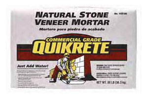 QUIKRETE’s Natural Stone Veneer Mortar