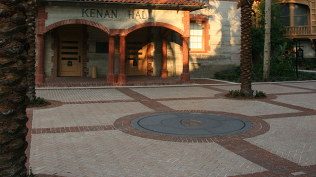 The Plaza at Kenan Hall/Flagler College in St. Augustine, Fla.