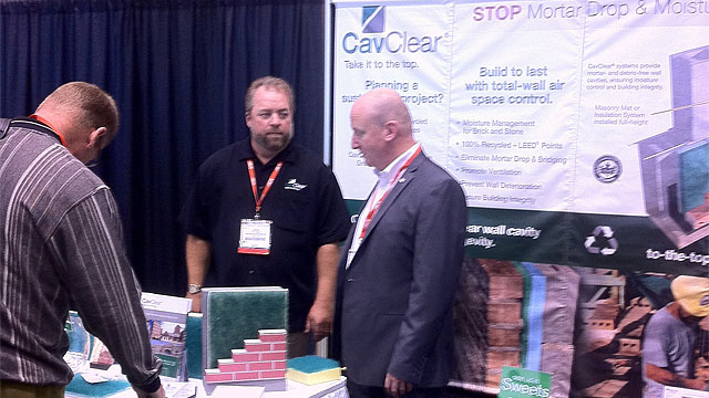 CavClear had study traffic at their booth during CONSTRUCT.