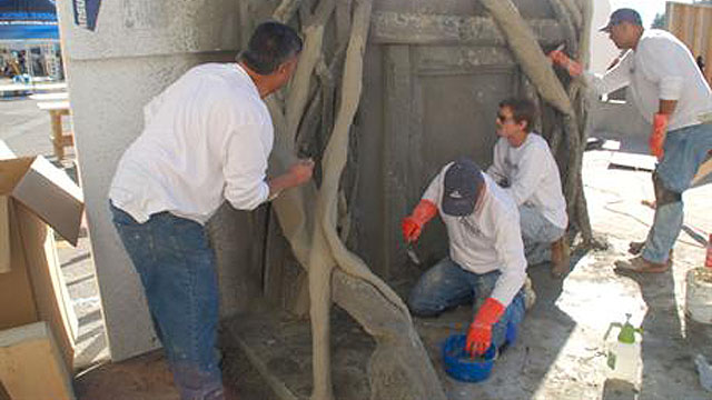 Concrete artisans will display their creative concepts during the Artistry in Decorative Concrete Demonstration.