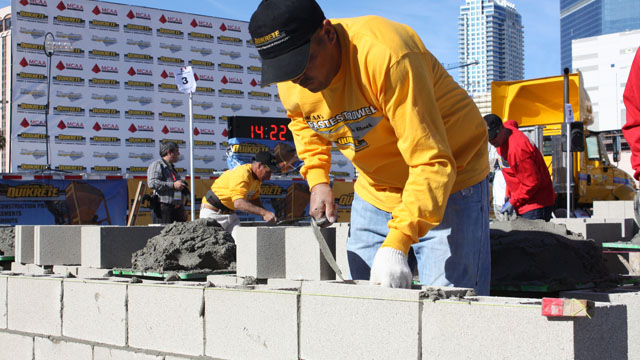 The Fastest Trowel on the Block will be held Wednesday, January 25 at 11:30 AM in Las Vegas.