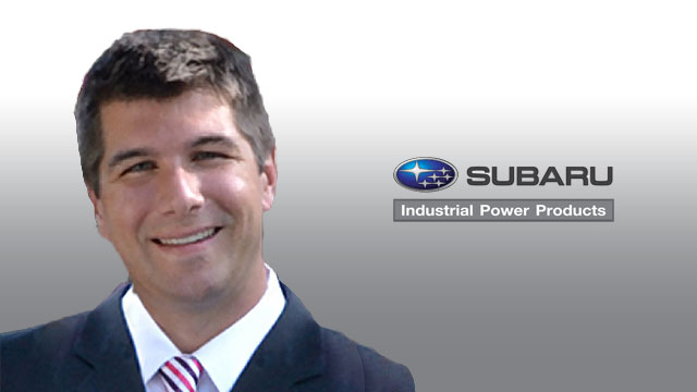 David Frank has been named Vice-President of Sales and Marketing for Subaru Industrial Power Products.