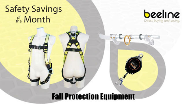 Fall protection products are the MCAA Safety Savings for July 2011.