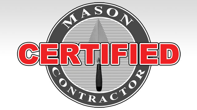 The Masonry Certification program provides customers with a tool to select mason contractors who are committed to quality.