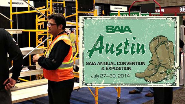 The 2014 SAIA Annual Convention & Exposition will be held July 27 – 30, 2014 in Austin, Texas