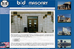 B&D Masonry Website