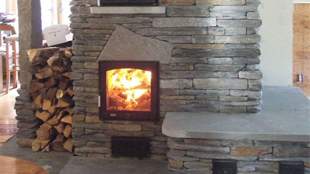 Masonry heaters are designed to burn fuel at its maximum efficiency