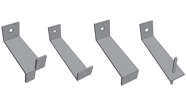Split-bend Type, U Type, Z Type and Pin Type anchors