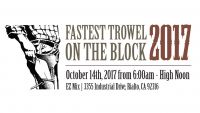 California Fastest Trowel on the Block Competition