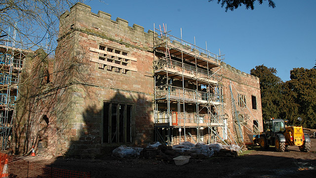 Cintec anchors were used in the restoration of Astley Castle.
