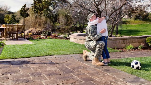 Install a Belgard patio, driveway or walkway between now and Veteran’s Day and we’ll donate $100 in your name to the USO
