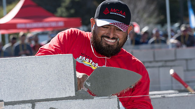 Catch all the MASONRY MADNESS® in the Bronze Lot of the Las Vegas Convention Center.