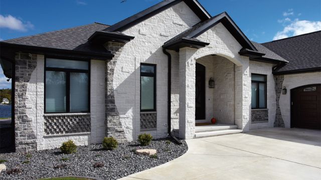 Beauty, durability and low maintenance have continued, over time, to inspire architects, contractors and builders to specify masonry in their projects. County Materials offers a wide selection of masonry products, such as County Stone Masonry Units shown.