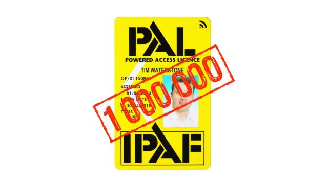 IPAF has issued the one millionth ever PAL Card