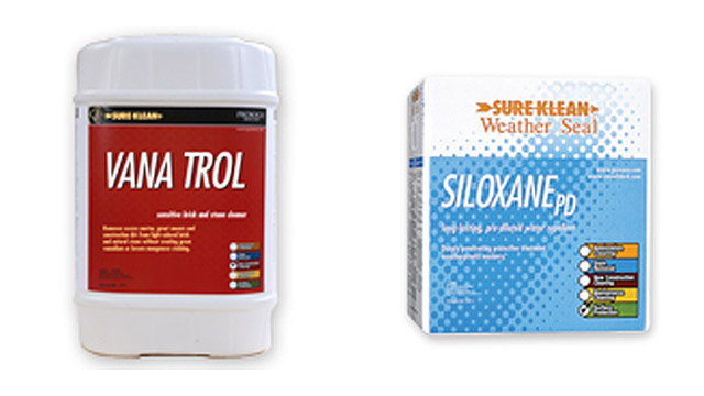 PROSOCO's Vana Trol Cleaner and Siloxane PD Water Repellent