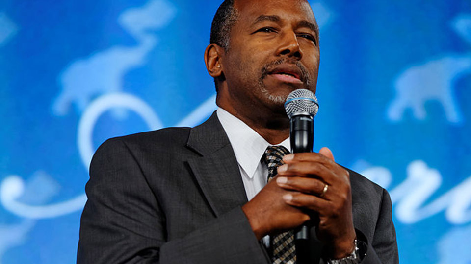 Dr. Ben Carson at the Southern Republican Leadership Conference in Oklahoma City in May 2015.  Photo by Michael Vadon.