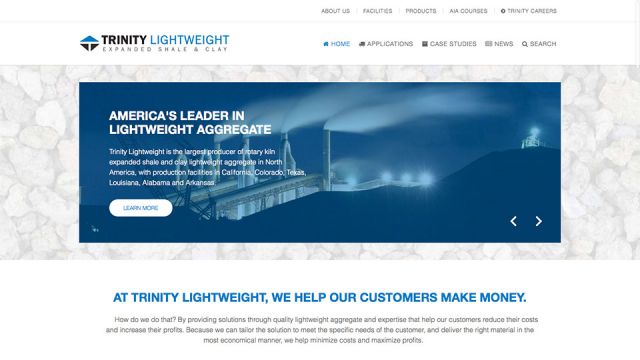 Trinity Lightweight website