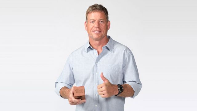 Troy Aikman is starring in a series of new commercials for Acme Brick Co.