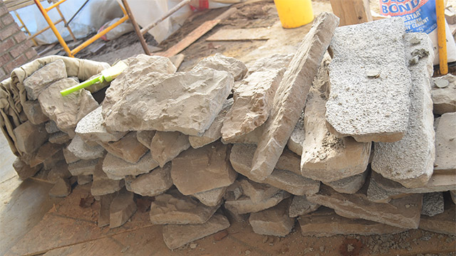 Figure 1 – Manufactured stone veneer.
