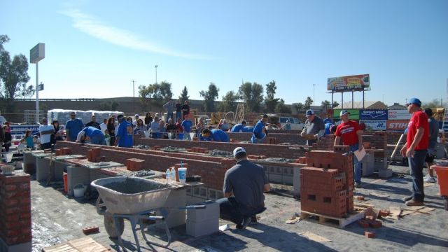 Puga Arce will not only be representing G&G Enterprises to compete in the World Series of bricklaying