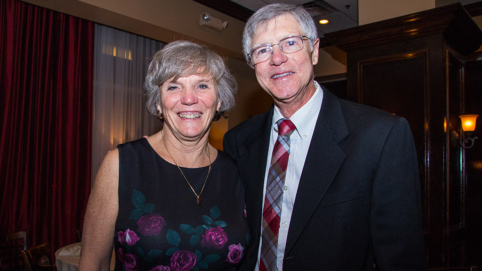 J. Gregg Borchelt (right) with wife, Kathy.