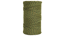 W. Rose™ Premium Bonded Braided Nylon Line (“Camo” Green, Gold, and Brown)