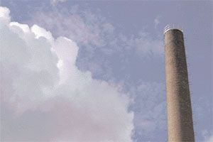 At the very least, each tall chimney is (or should be) equipped with a lightning protection system. Copyright 2006 JupiterImages Corporation.
