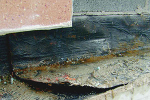 Flashing seams or laps that are not properly sealed can lead to water leakage.